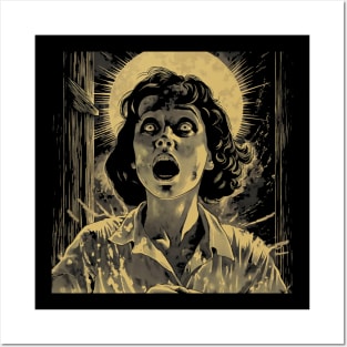 Vintage Halloween Horror Scream Retro Super Cool Best Gift Posters and Art